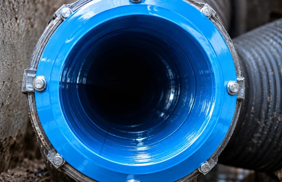 Sewer pipe lining work